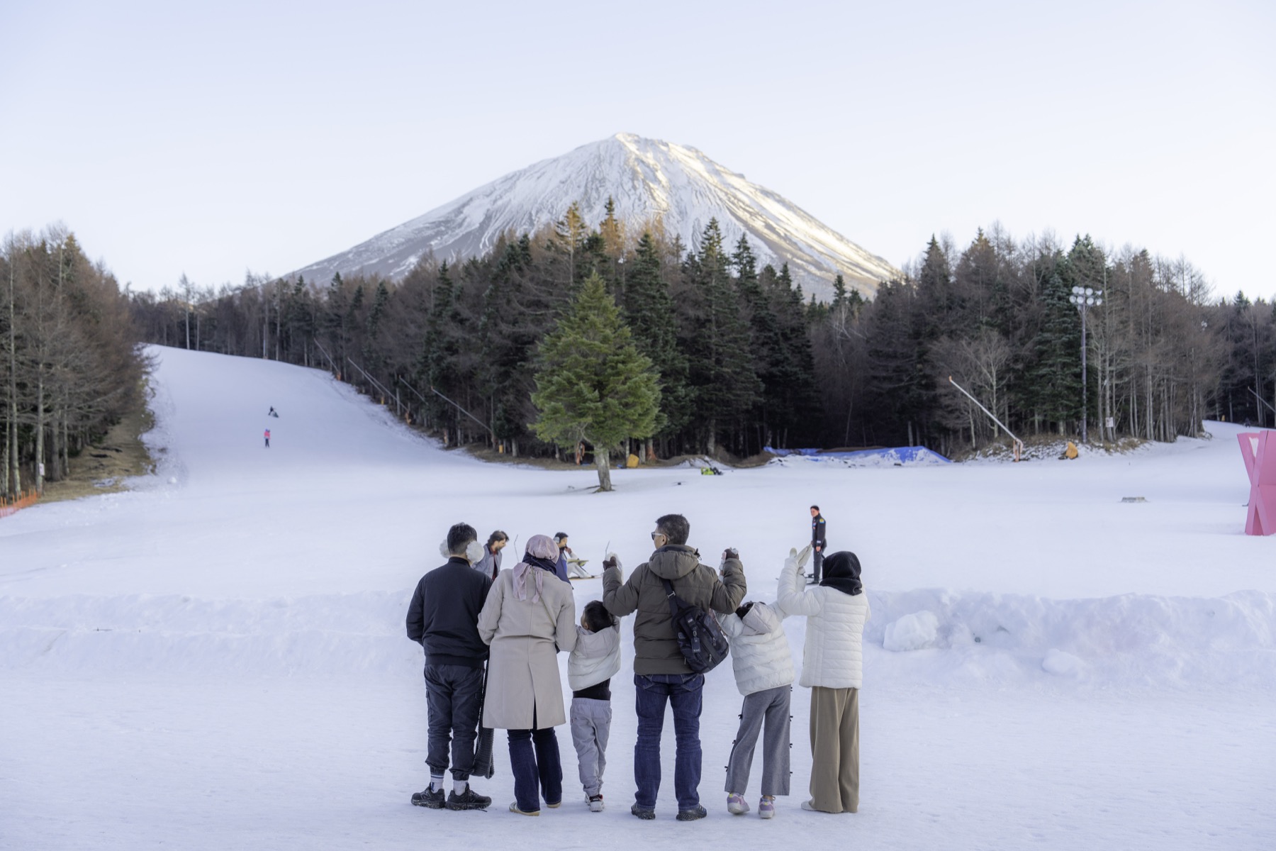Winter family journey