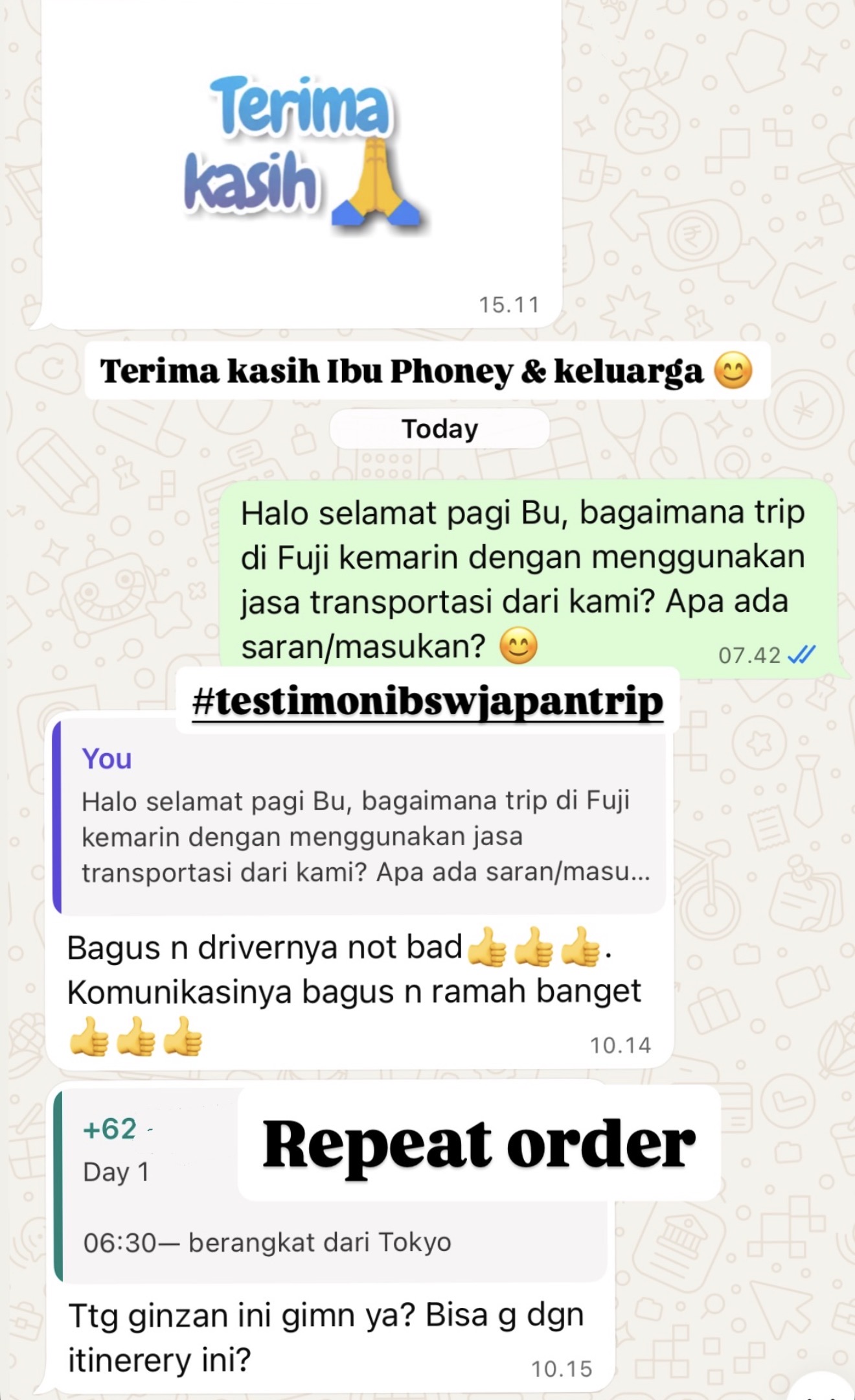 Client testimonial screenshot 11